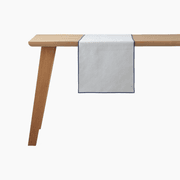 H Living Arcane Polyester Runner 40x140 cm White - Navy Blue product image