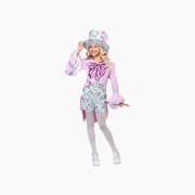The Source Pretty Mad Hatter Girls Costume Set product image