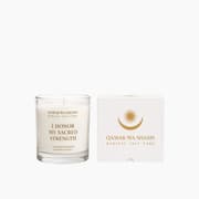 Qamar Wa Shams Sandalwood Rose Soy Wax Candle product image