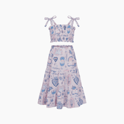 MIMI CROP & SKIRT SET - PINK AMORETTE product image
