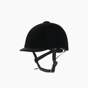 Black Velvet Equestrian Helmet product image