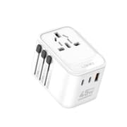 Ldnio Fast Wall Charger Adapter GaN, 45Watts, White product image
