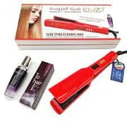 Enzo Hair Straightener Ceramic, Red product image