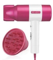 Enzo Hair Dryer & Curler Travel Kit, White & Pink product image
