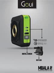 Goui Mbala Wall Charger & Pro Power Bank 10000Mah, Wireless, Black product image