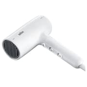 BRAUN Hair Dryer 2100Watts, 3 Speeds, White, Ionic function, Fast-drying nozzle, Easy product image