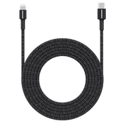 Rockrose USB-C to Lightning MFI Cable Liberty, 20Watts, 2Mm, Black product image