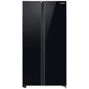 Samsung Side by Side Refrigerator A++, SmartThings & Wifi, Metal Cooling Duct, 647Lit, Clean Black product image