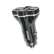 Dudao R78 3-in-1 78W Car Charger – USB + Dual PD Fast Charging, Black product image