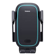 Baseus Milky Way Pro Series 15W Wireless Charging Electric Car Mount Phone Holder — Black product image