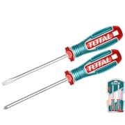 طقم مفكات براغي قطعتين من توتال بسلاسل فولاذ S2 ومقبض مريح من Total product image