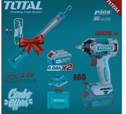 دريل بوكس شحن 1"- 500 نيوتن + هدية لوكس كراج من توتال TOTAL product image