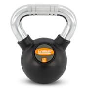 كيتل بيل من لايف أب وزن 8 كغ بنواة حديد وصلب وغطاء مطاطي مثالي لتمارين القوة product image