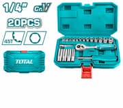 طقم بوكس طقطيقة ¼" 20 قطعة من Total product image