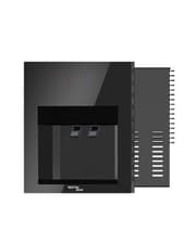 كولر مياه بلت إن زجاج أسود من ووتر بلس product image