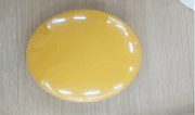 مطب عاكس ارضي شوارع مدور سيراميك اصفر 15 سم product image