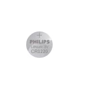 بطاريات ليثيوم كوين CR1220 من فيليبس - 3.0 فولت، عبوة 5 قطع، أداء موثوق ومتعدد الاستخدامات product image