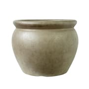 Villa Garden Planter – Vintage Clay Finish, Round Design product image