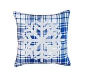 غطاء وسادة مطرز من ARMN Azure - أزرق وأبيض product image