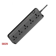 وصلة كهرباء متعددة الوظائف مع مدخل شاحن سريع USB-C و USB-A من درابو product image