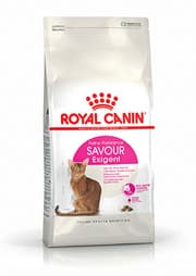 طعام جاف للقطط الانتقائية (Savour Exigent) بتركيبتين مختلفتين لتحفيز الشهية، 4 كجم من Royal Canin product image
