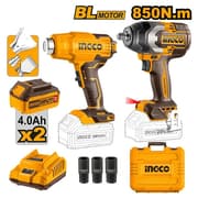 طقم دريل بكسات 850 نيوتن وسشوار حراري 20 فولت من انكو product image