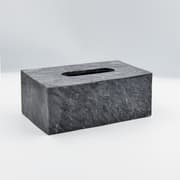 علبة مناديل رخام مستطلية من ARMN Carrera - أسود product image
