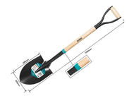 كريك مثلث مع عصا خشب 1 متر من Total product image