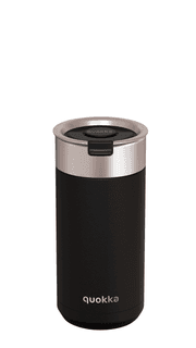 كوب حافظ للحرارة من الستانلس ستيل مع فلتر , الكربون الأسود 400 مل product image