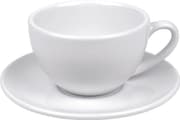 طقم فنجان كباتشينو وصحن من Konitz - أبيض product image