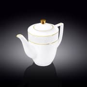 إبريق قهوة 750 مل من Wilmax Diamond - أبيض وذهبي product image