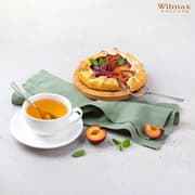 طقم فنجان شاي وصحن 250 مل من Wilmax Olivia - أبيض product image