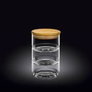 مرطبان 3 طبقات سم بغطاء خيزران من Wilmax Segment product image