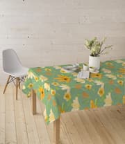 مفرش طاولة عرض 140 سم من Finesse Euronap Orista - أخضر وبرتقالي product image
