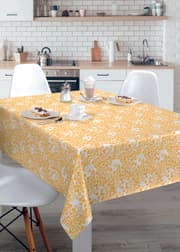 مفرش طاولة عرض 140 سم من Finesse Lola Wallflower - أصفر وأبيض product image