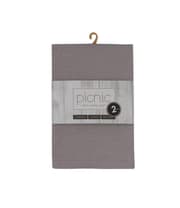 طقم بشاكير مطبخ قطعتين من Finesse Picnic Richmond - رمادي product image