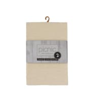 طقم بشاكير مطبخ قطعتين من Finesse Picnic Richmond - بيج product image
