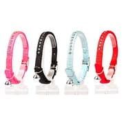 طوق قطط نايلون بنمط الماس من Duvo. product image