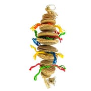 أنبوب من السيزال متعدد الألوان لجميع أنواع الطيور من Duvo. product image