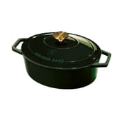 طنجرة بغطاء قياس 32 سم من Berlinger Haus Cast Iron - أخضر product image