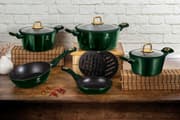 طقم أواني طبخ 10 قطع من Berlinger Haus - أخضر product image