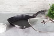 مقلاة شوي 28 سم بغطاء من Berlinger Haus - كاربون برو product image