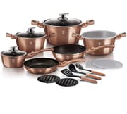 طقم أدوات طبخ 18 قطعة من Berlinger Haus - روز-غولد product image