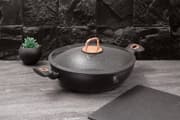 مقلاة عميقة بيدين وغطاء 30 سم من Berlinger Haus - بلاك-روز product image