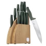 طقم سكاكين وستاند 10 قطع من Berlinger Haus - أخضر غير لامع product image