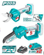 كيت شحن 2 قطعة كهربائية من منشار ومقص أغصان من توتال product image