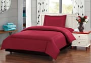 طقم بيت لحاف بدون حشوة مفرد 3 قطع من ARMN Naturesoft - خمري product image