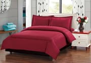 طقم بيت لحاف بدون حشوة مجوز كبير 4 قطع من ARMN Naturesoft - خمري product image