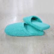 خف حمام قطن ستاتي قياس 36-40 من Le Originali - أخضر مائل للأزرق product image