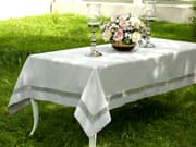 مفرش طاولة 160*300سم بتصميم Lena من Daimon Home - رمادي product image